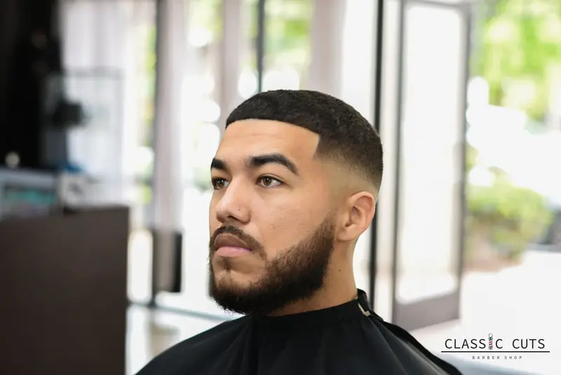 Haircut and beard combo